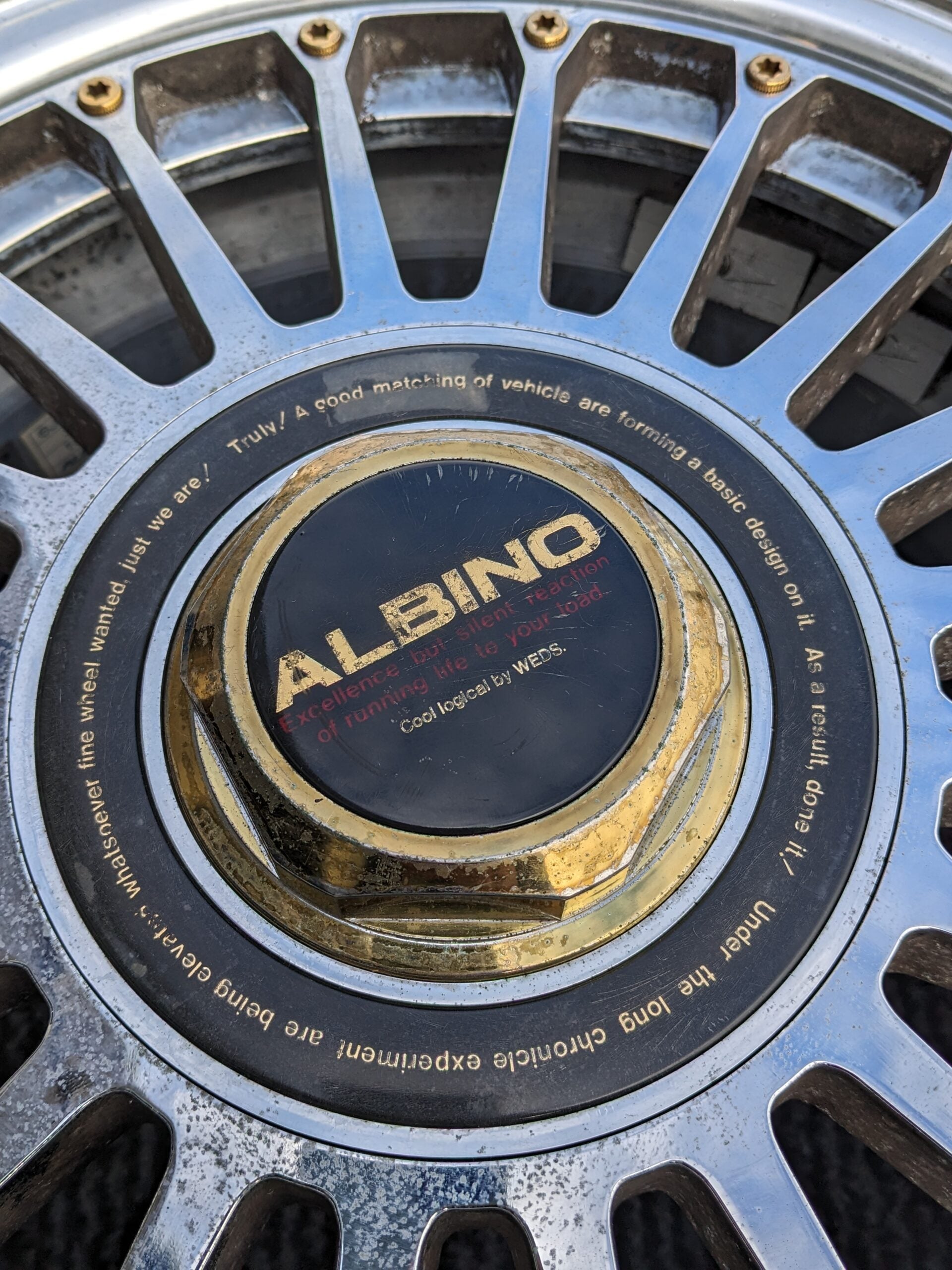 Fins Rims WEDS ALBINO FINS CHROME - JDM Distro - Buy JDM Wheels, Engines and ...