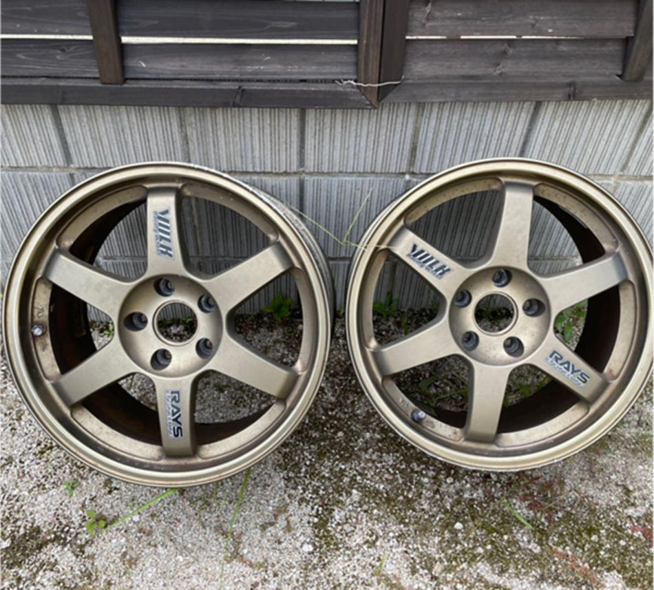 RAYS VOLK RACING TE37 OG BRONZE PAIR