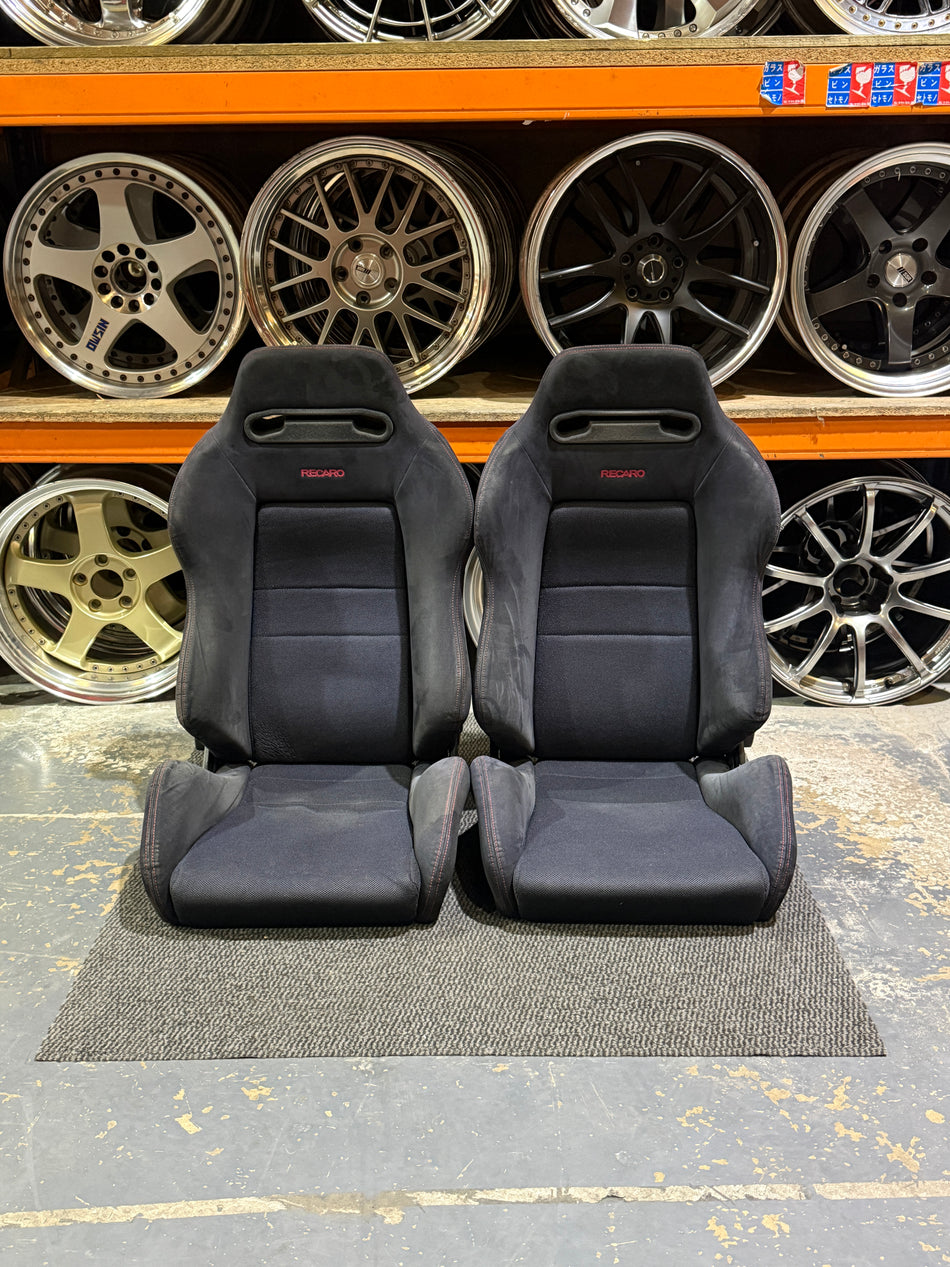 HONDA CIVIC INTEGRA TYPE-R EK9 DC2 JDM RECARO RECLINER RACING SEAT PAIR BLACK