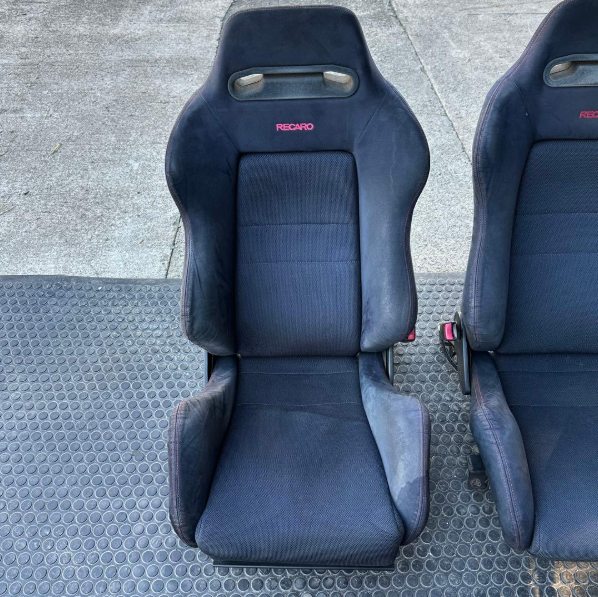 HONDA CIVIC INTEGRA TYPE-R EK9 DC2 JDM RECARO RECLINER RACING SEAT PAIR BLACK