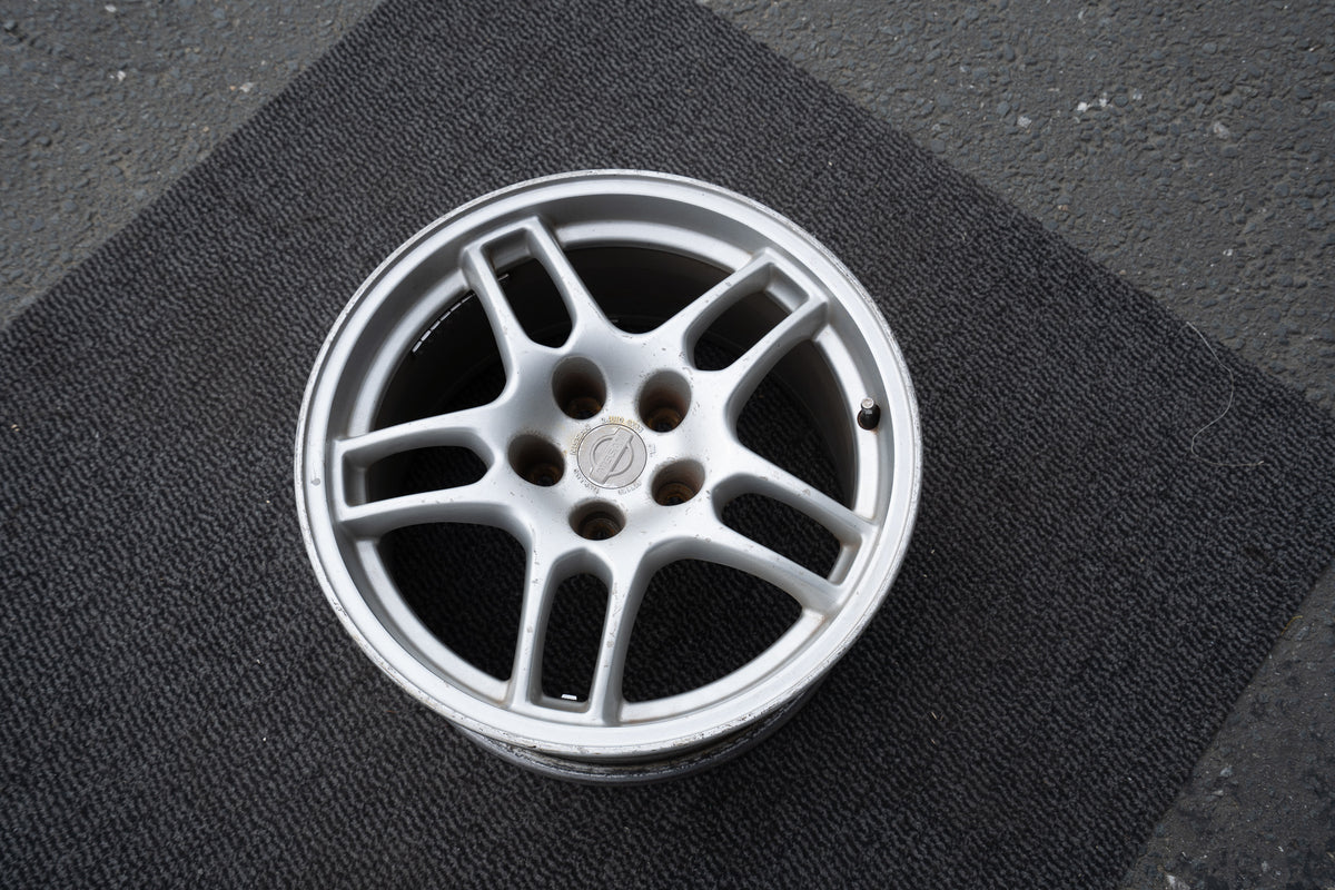 Skyline R33 Rims NISSAN R33 SKYLINE GTR BCNR33 GENUINE FORGED WHEELS PAIR - JDM Distro ...