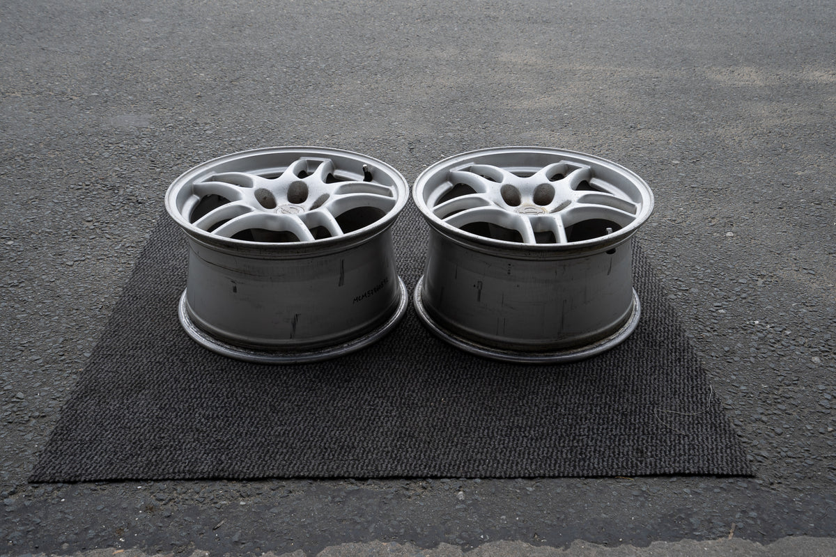 Skyline R33 Rims NISSAN R33 SKYLINE GTR BCNR33 GENUINE FORGED WHEELS PAIR - JDM Distro ...