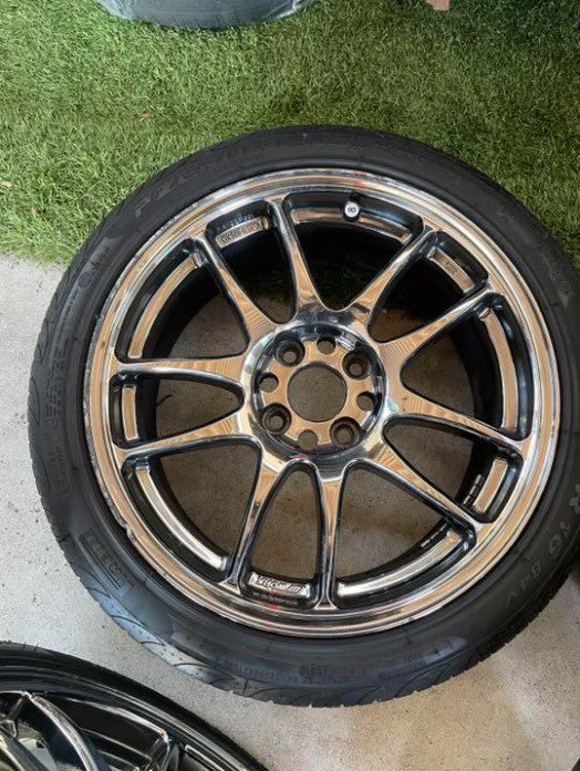WORK EMOTION CR KAI OG CHROME - JDM Distro - Buy JDM Wheels