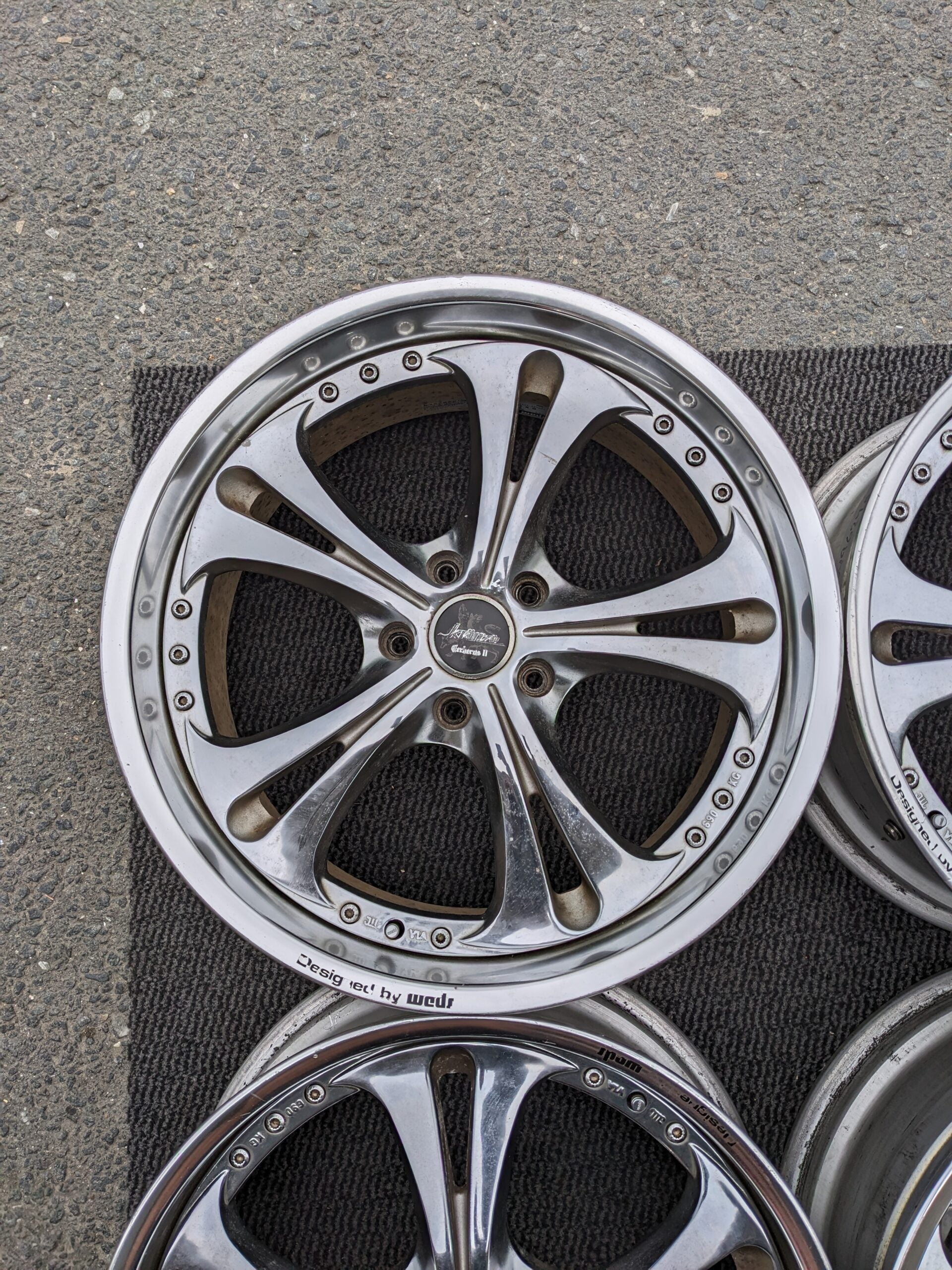 WEDS KRANZE CERBERUS 2 CHROME - JDM Distro - Buy JDM Wheels