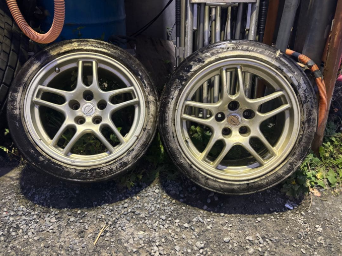 NISSAN R33 SKYLINE GTR BCNR33 GENUINE FORGED WHEELS PAIR