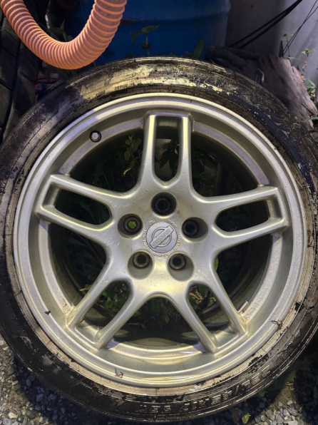 NISSAN R33 SKYLINE GTR BCNR33 GENUINE FORGED WHEELS PAIR