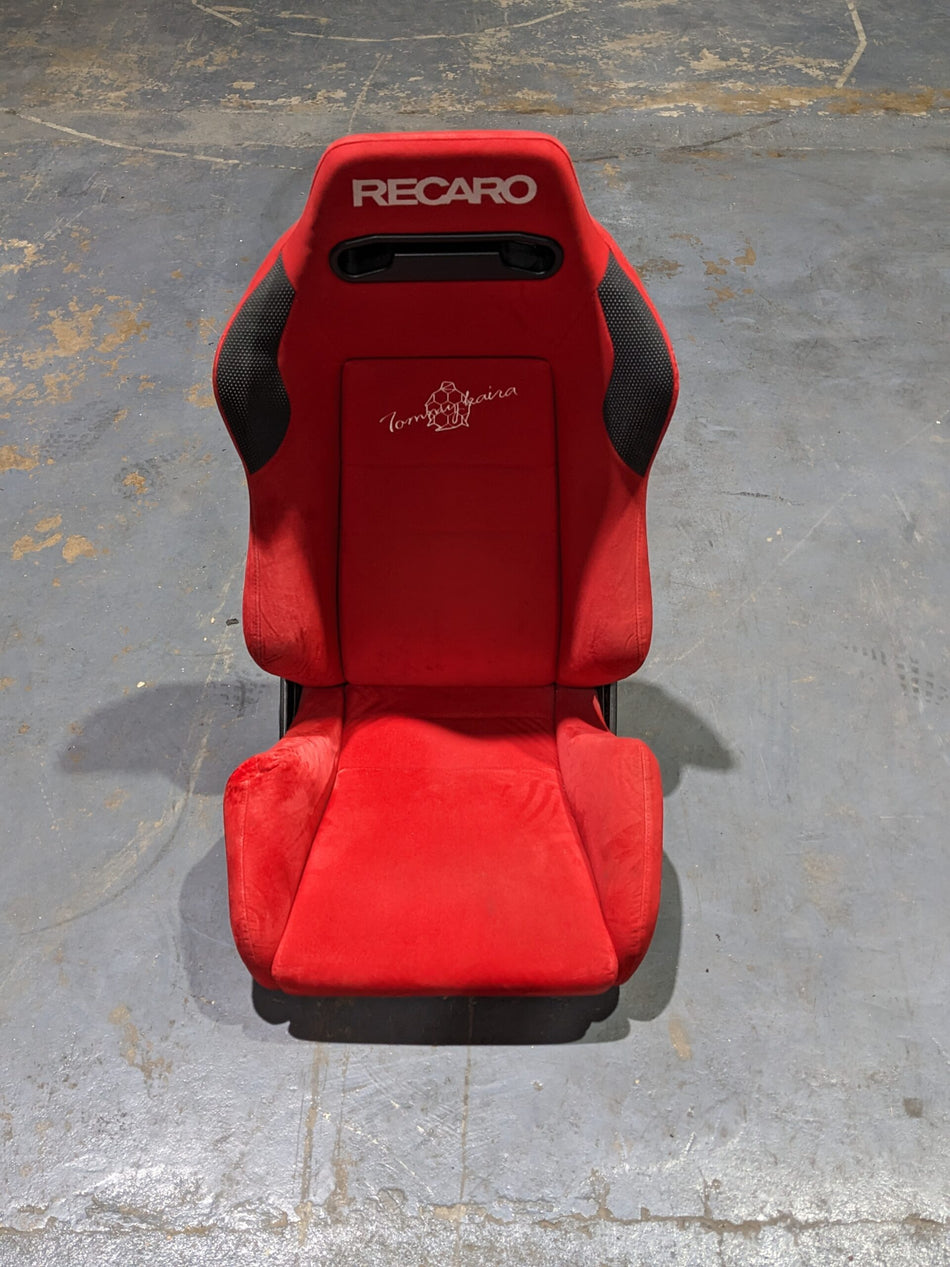 TOMMY KAIRA RECARO SR3 RED RECLINER RACING SEAT