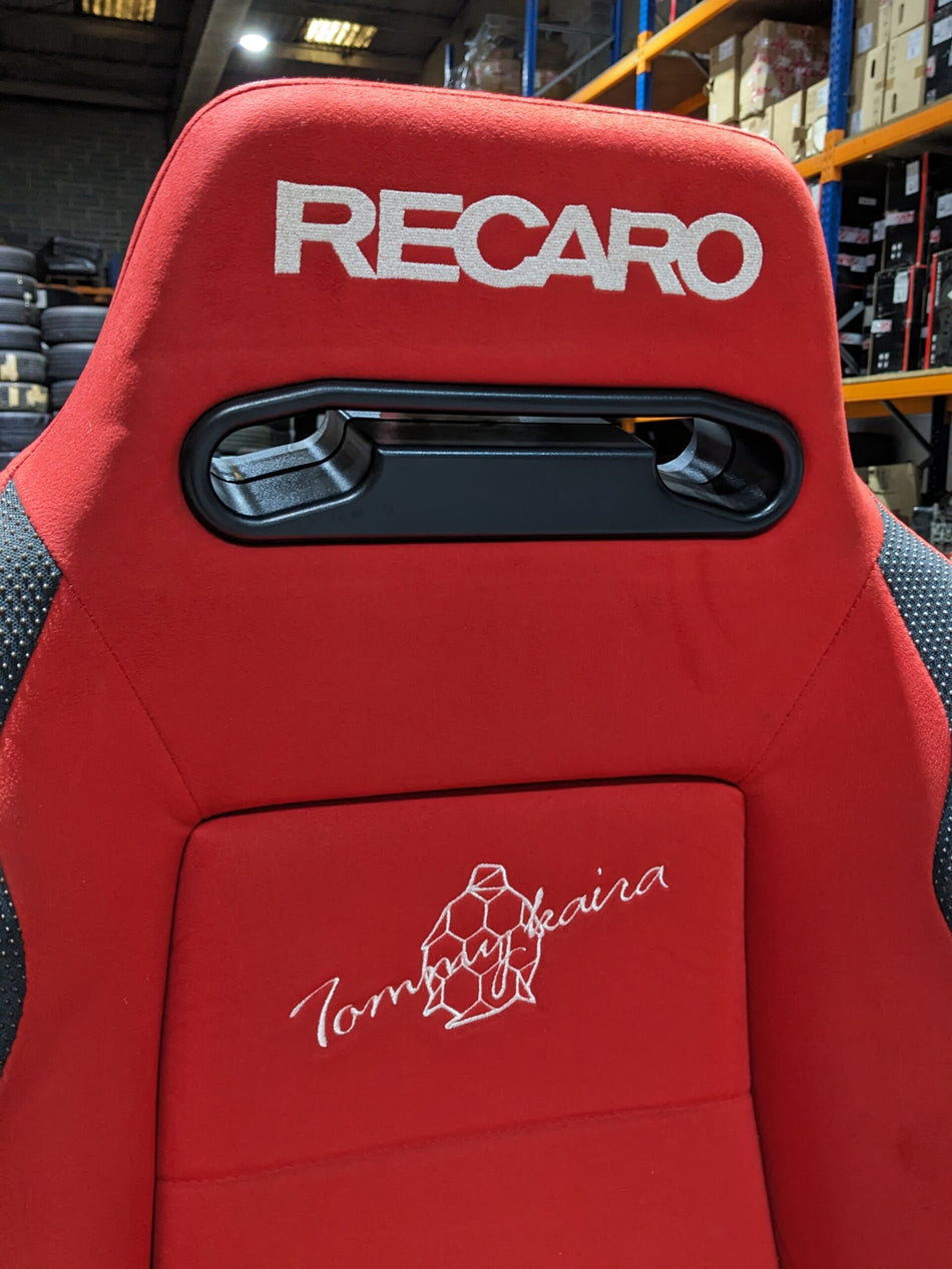 TOMMY KAIRA RECARO SR3 RED RECLINER RACING SEAT