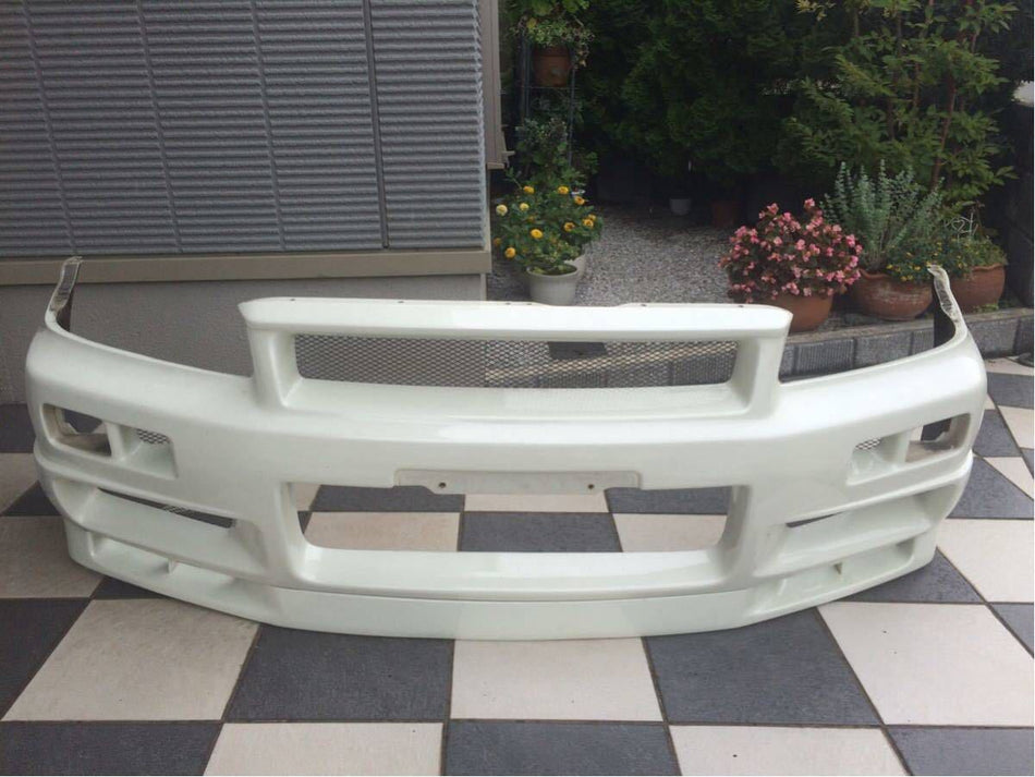NISSAN SKYLINE R34 GTR GENUINE NISMO FRONT BUMPER &amp; LIP