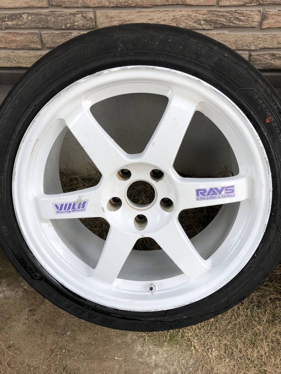 RAYS VOLK RACING TE37 PAIR