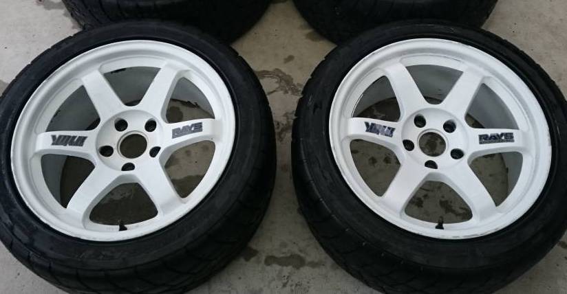 RAYS VOLK RACING TE37 PAIR