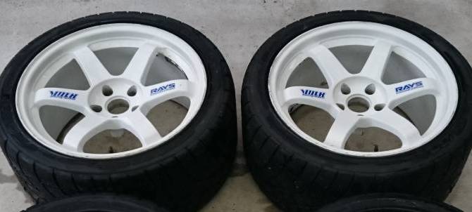 RAYS VOLK RACING TE37 PAIR