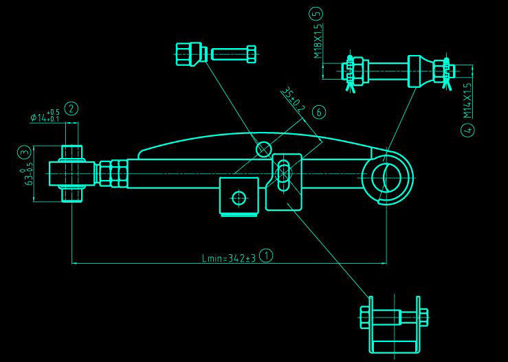 NISSAN SILVIA/SKYLINE S13 / S14 / S15 / R32 / R33 / R34 / Z32 7TWENTY FRONT LOWER CONTROL ARMS