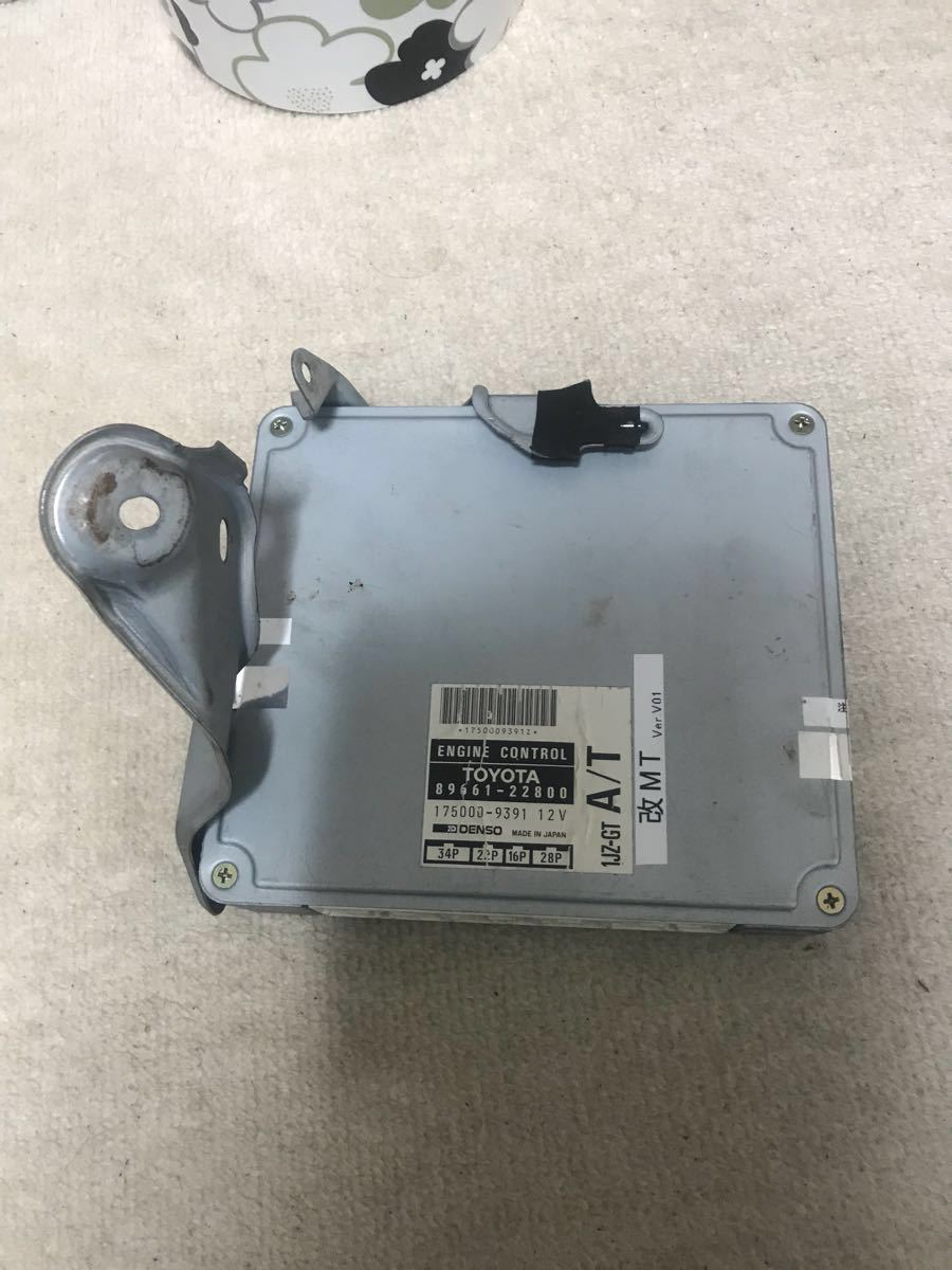 TOYOTA CHASER JZX100 1JZGTE OEM ECU A/T CONVERTED M/T