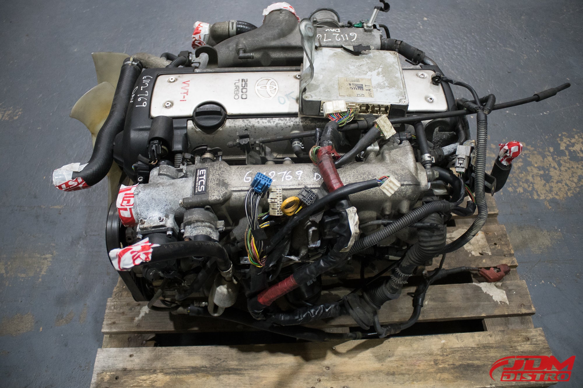 TOYOTA CHASER JZX100 1JZGTE VVTI ECTS FRONT SUMP ENGINE - JDM