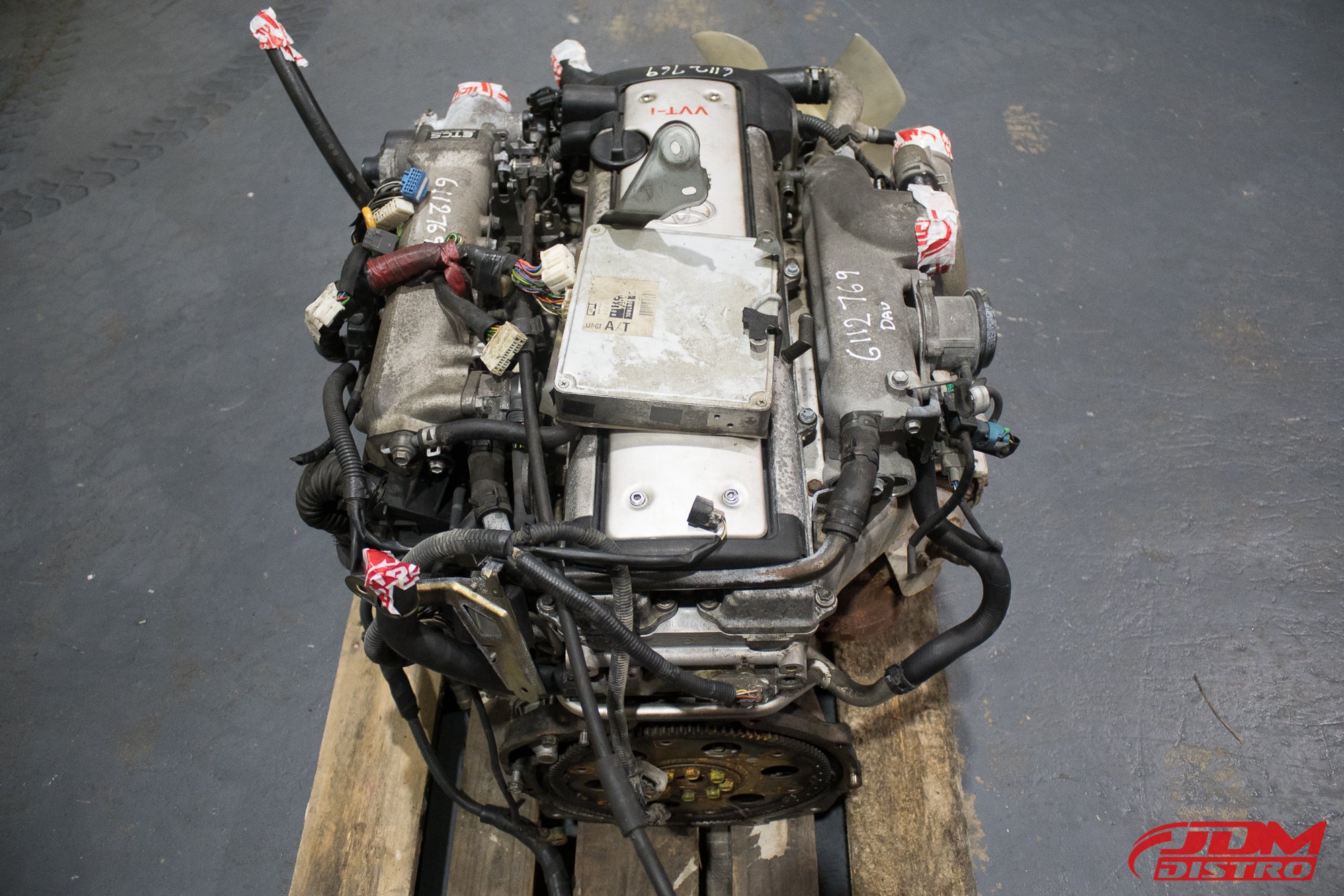 TOYOTA CHASER JZX100 1JZGTE VVTI ECTS FRONT SUMP ENGINE - JDM