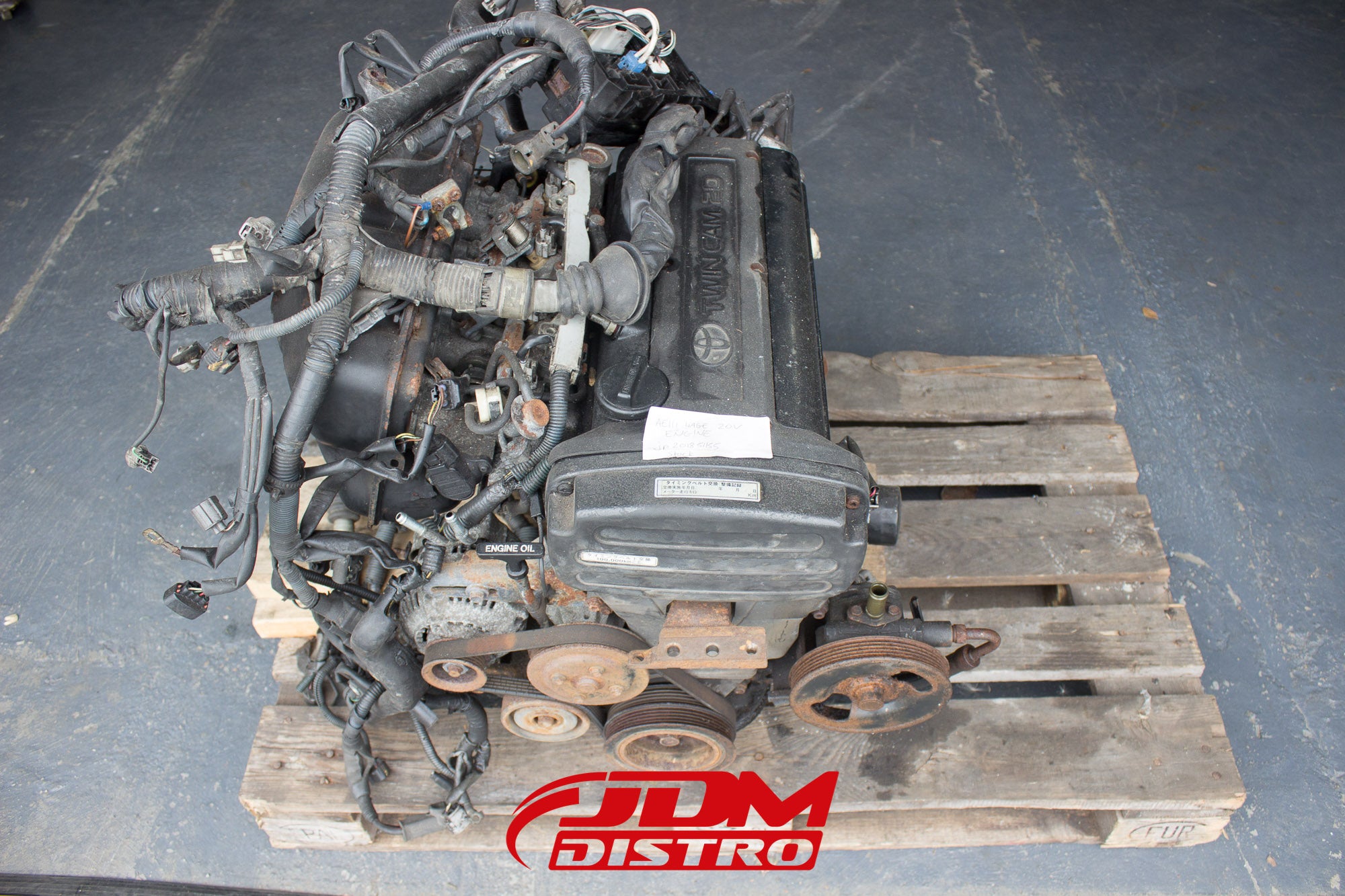 TOYOTA COROLLA LEVIN AE111 4AGE 20V BLACKTOP ENGINE - JDM Distro - Buy ...