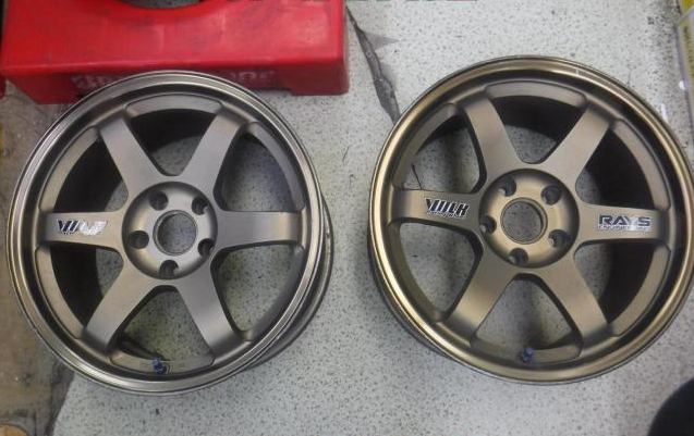 RAYS VOLK RACING TE37 OG BRONZE PAIR