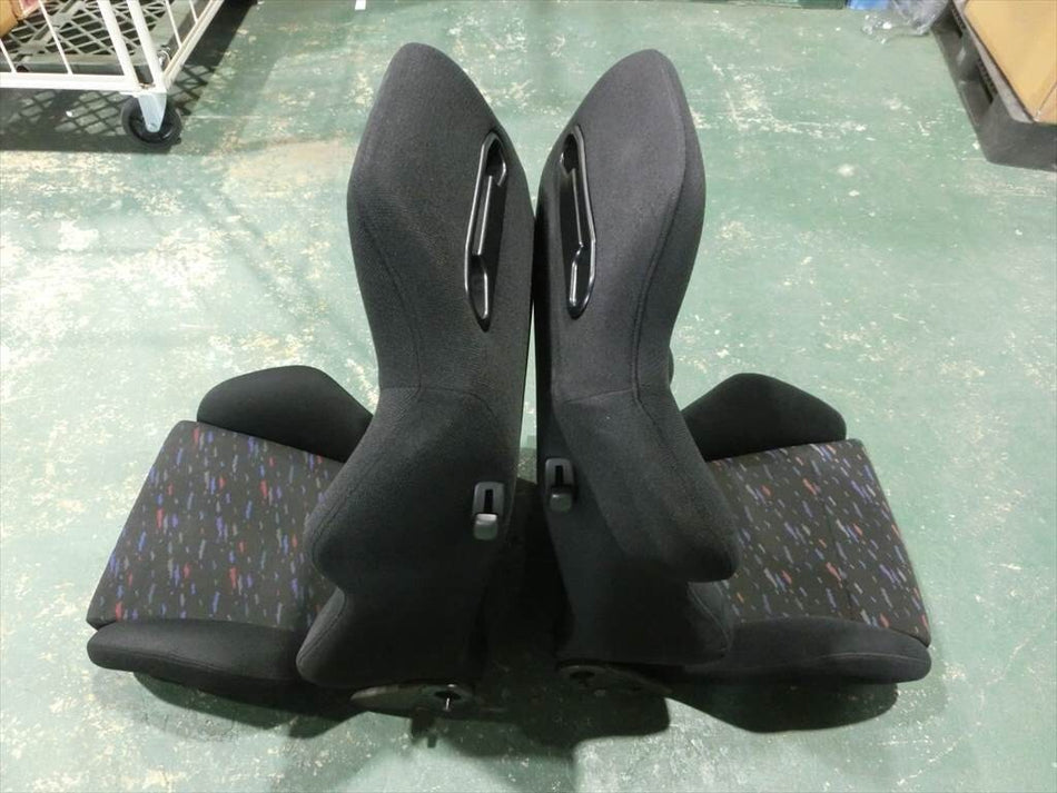 RECARO SR2/SR3 LEMANS CONFETTI RECLINER RACING SEATS PAIR