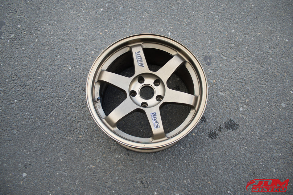 RAYS VOLK RACING TE37 OG BRONZE SINGLE SPARE