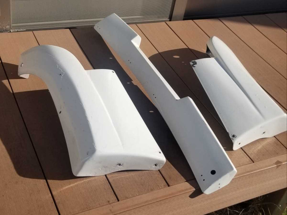 NISSAN 180SX S13 GENUINE KOUKI REAR 3-PIECE SPAT VALANCE LIP SET