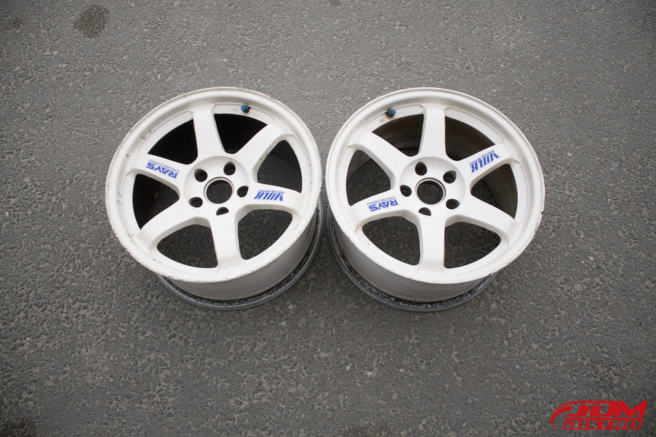 RAYS VOLK RACING TE37 PAIR