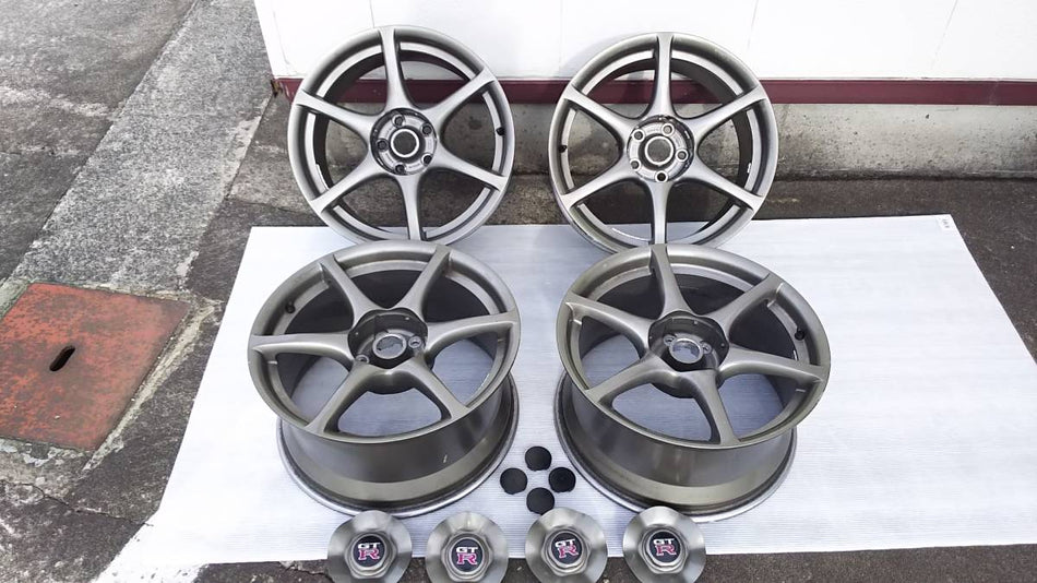 NISSAN SKYLINE R34 GTR GENUINE OEM FORGED WHEELS