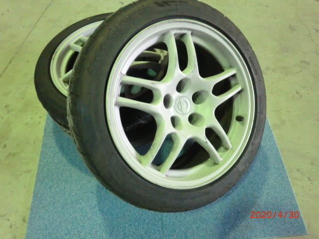NISSAN SKYLINE R33 GTR GENUINE FORGED WHEELS PAIR
