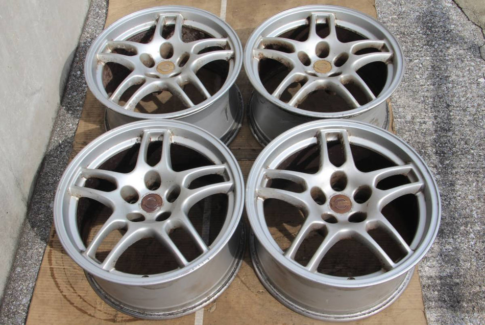 NISSAN R33 SKYLINE GTR BCNR33 GENUINE FORGED WHEELS