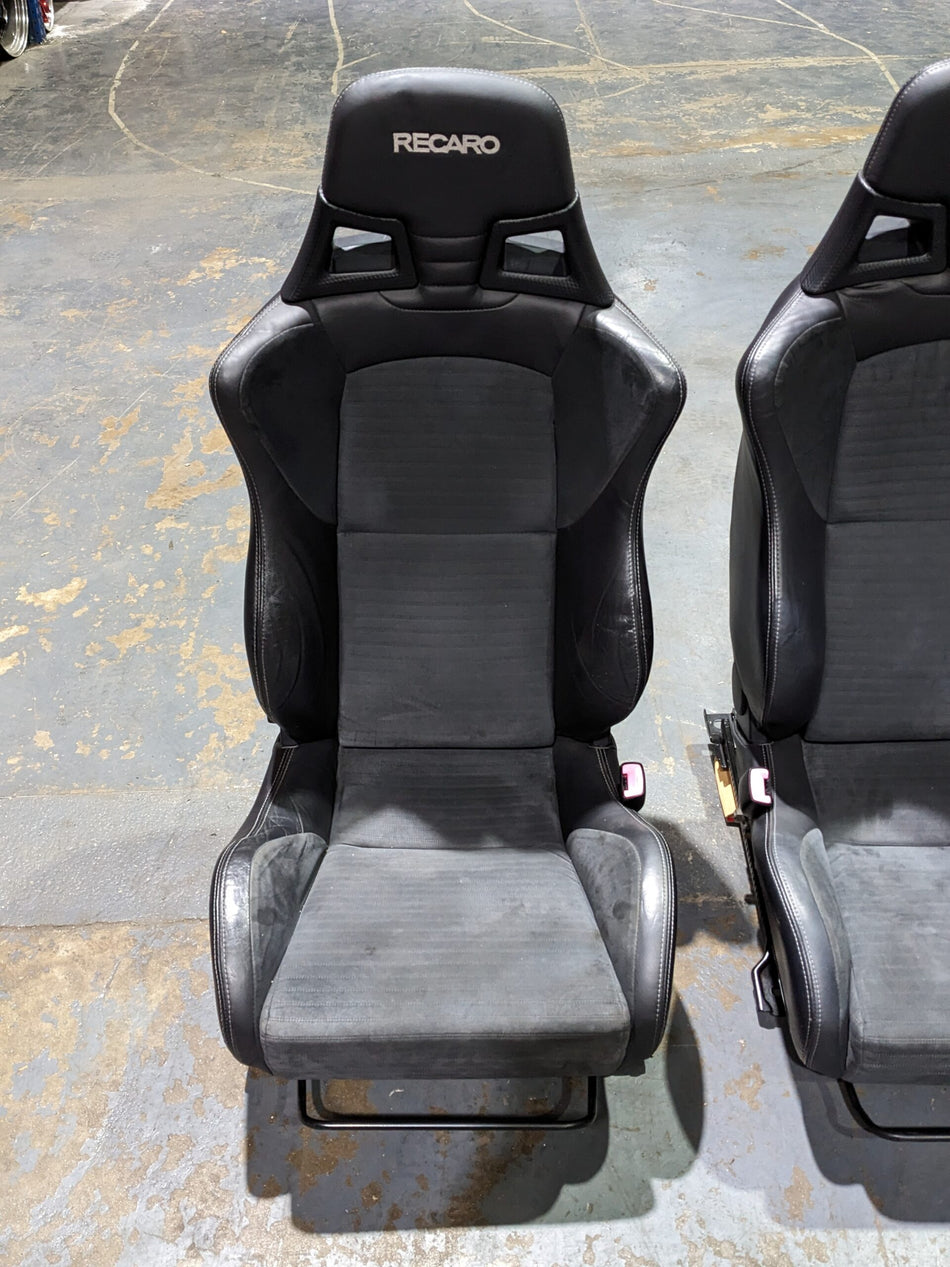 RECARO MITSUBISHI EVO X CZ4A JDM ALCANTARA RACING SEATS PAIR
