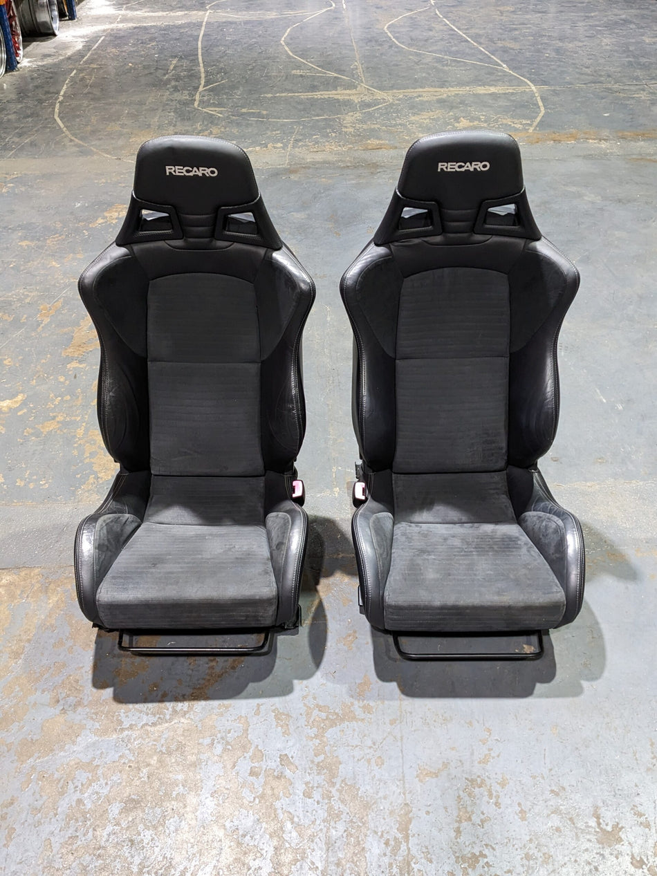 RECARO MITSUBISHI EVO X CZ4A JDM ALCANTARA RACING SEATS PAIR