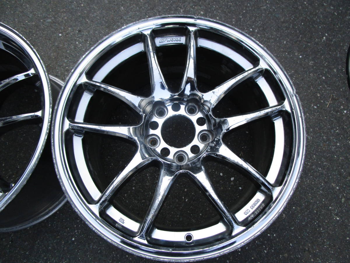 車のパーツ WORK EMOTION CR Kai WORK EMOTION CR KAI CHROME PAIR - JDM Distro - Buy JDM Wheels