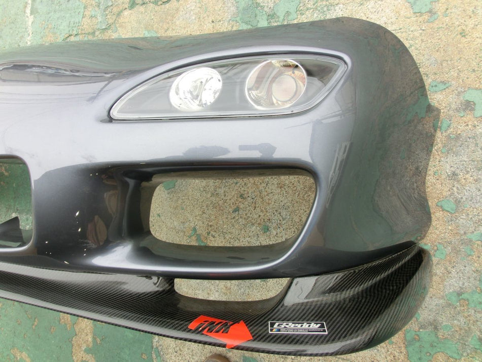 MAZDA RX7 FD3S GENUINE OEM 99 SPEC AERO FRONT BUMPER W/ CARBON LIP &amp; LIGHTS