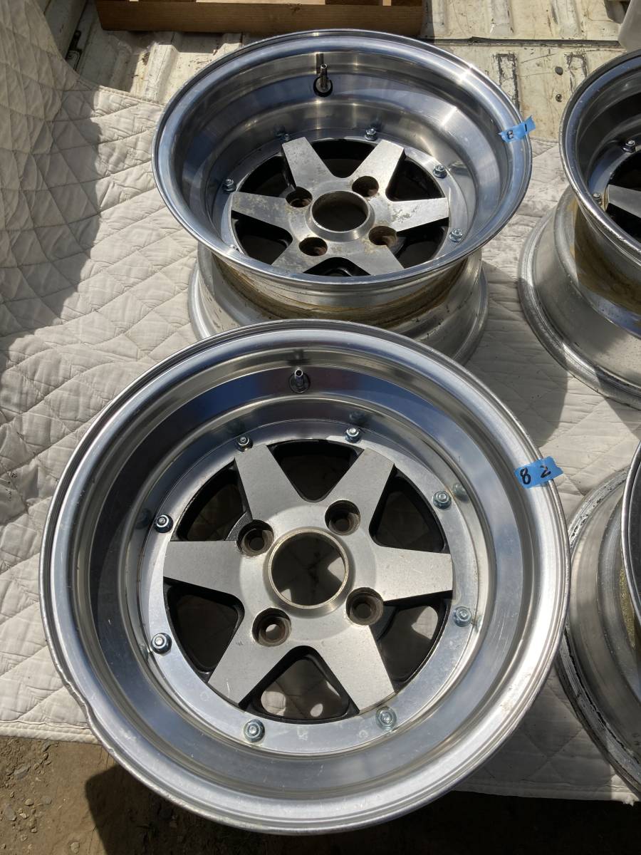 スピードスター ロンシャン XR-4 9.5J 15インチ アルミホイール 当時物