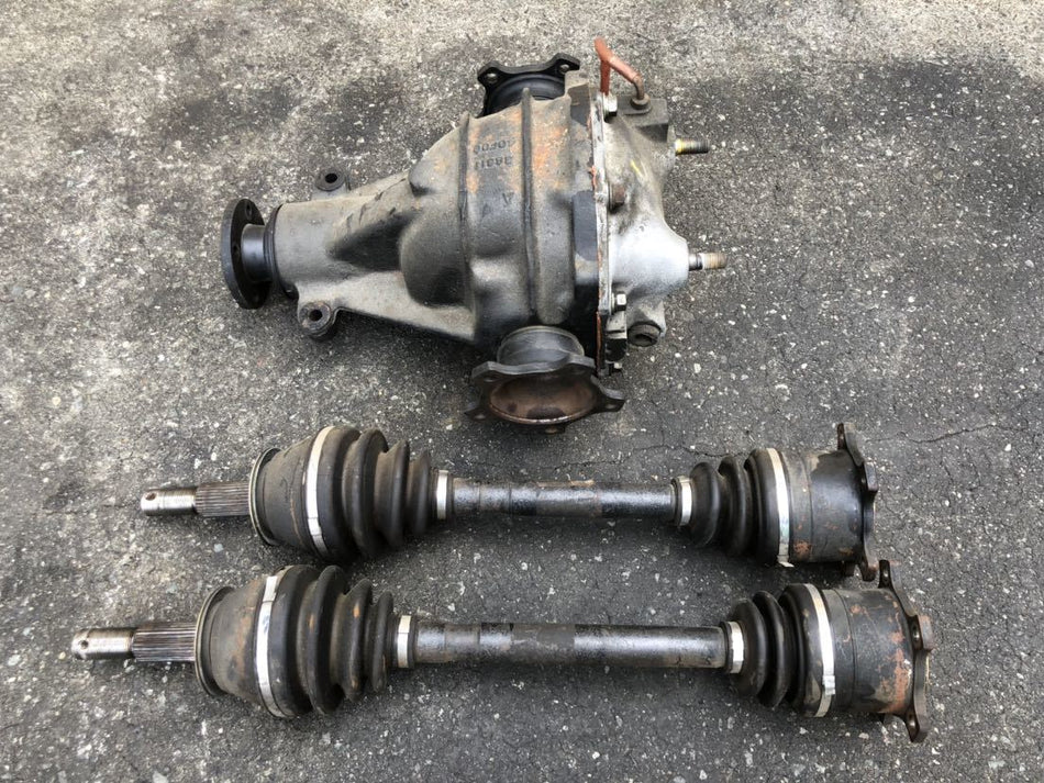 NISMO 2WAY LSD DIFF NISSAN SILVIA 180SX SKYLINE 200SX NON ABS 4.1 &amp; DRIVE SHAFTS
