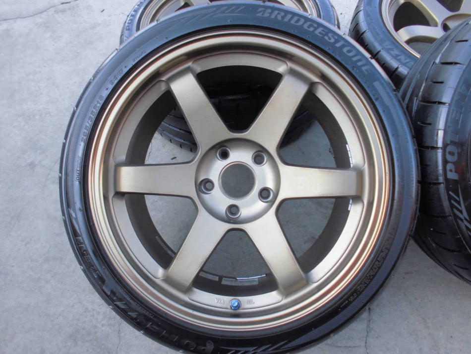 RAYS VOLK RACING TE37 GTR OG BRONZE