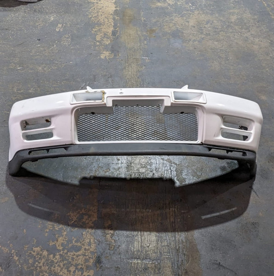 NISSAN SKYLINE R32 GTR BNR32 GENUINE N1 FRONT BUMPER WITH VENTS & LIP