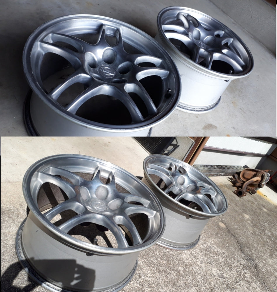 NISSAN SKYLINE R33 GTR GENUINE FORGED WHEELS