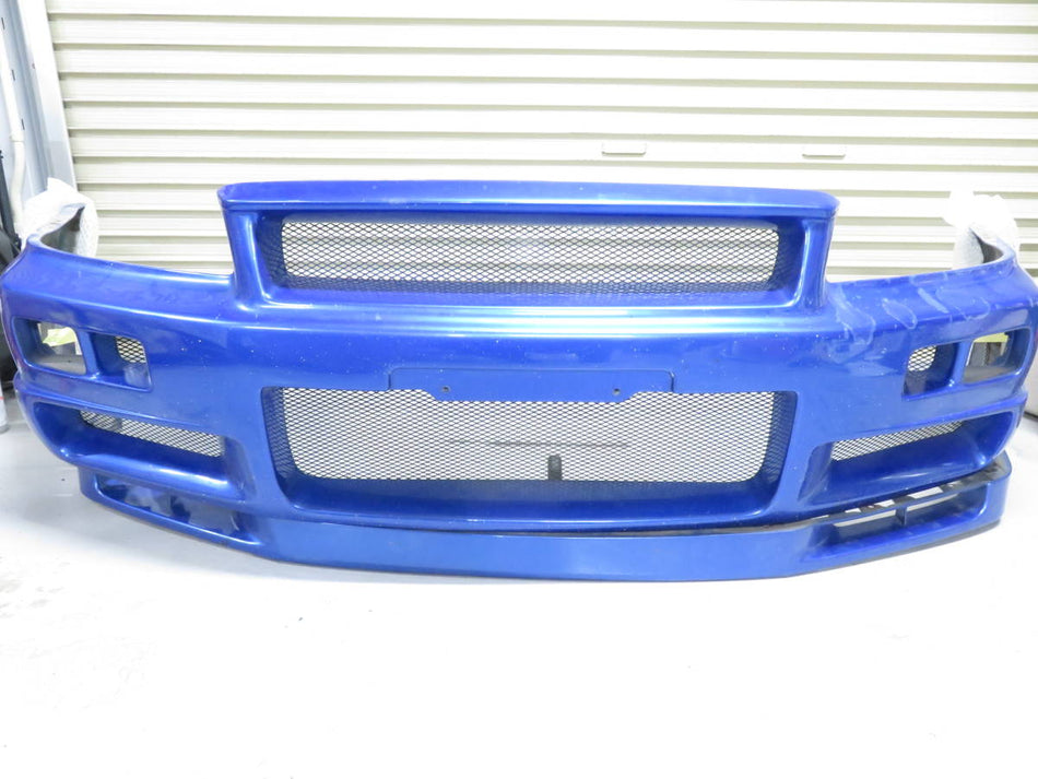 NISSAN SKYLINE GTR R34 GENUINE NISMO R-TUNE FRONT BUMPER &amp; LIP
