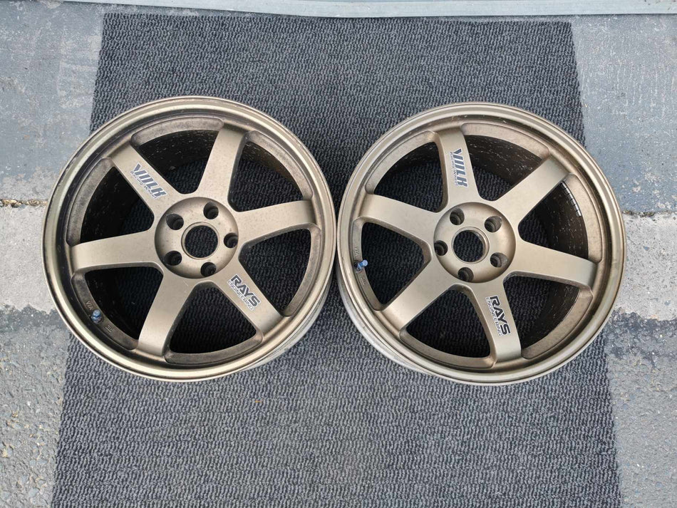 RAYS VOLK RACING TE37 GTR OG BRONZE PAIR
