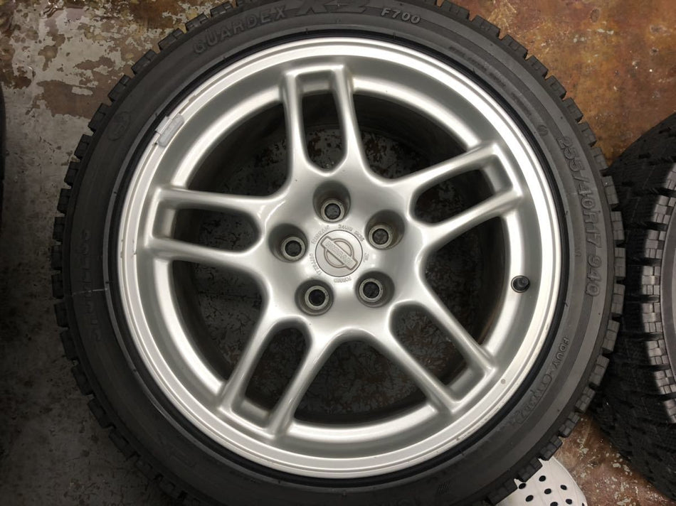 NISSAN SKYLINE GTR R33 BCNR33 GENUINE FORGED WHEELS