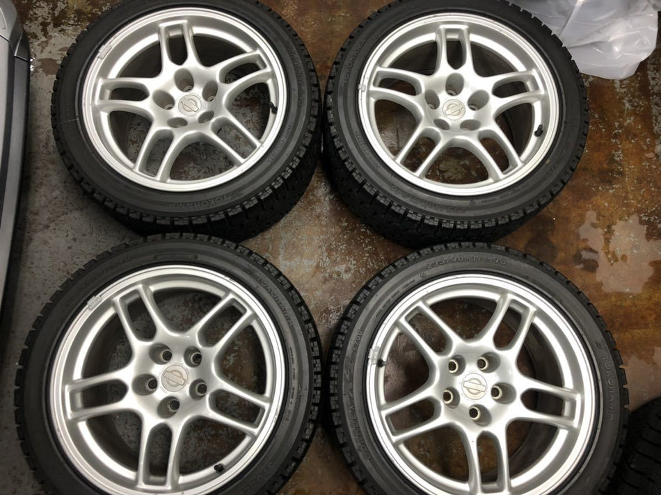 NISSAN SKYLINE GTR R33 BCNR33 GENUINE FORGED WHEELS