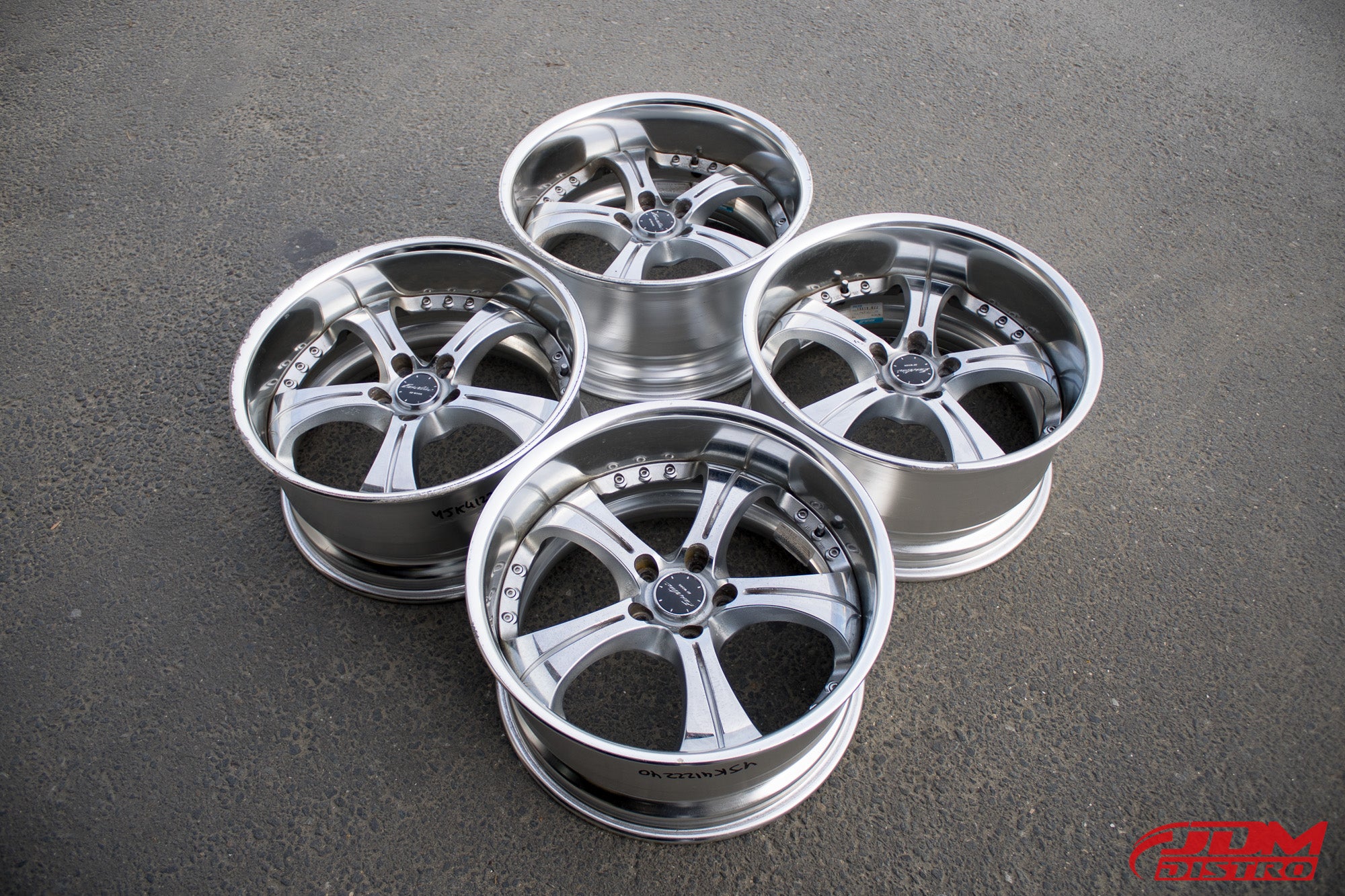 work ユーロライン 希少サイズ WORK Euroline ユーロライン VD 中古ホイール 4本 8/9J 18