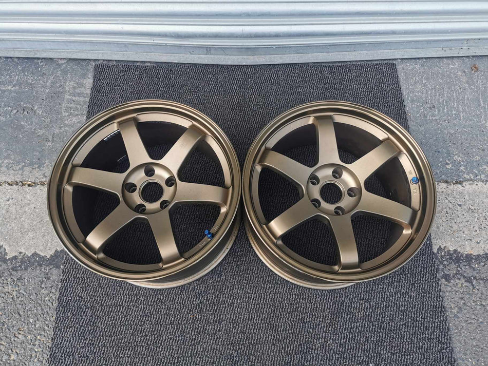 RAYS VOLK RACING TE37 GTR OG BRONZE PAIR