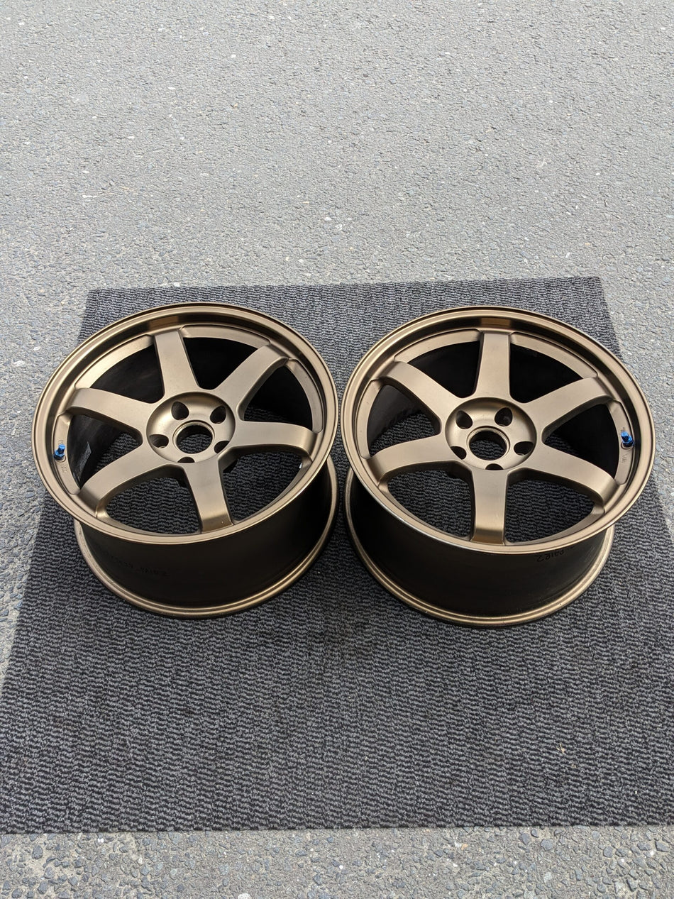 RAYS VOLK RACING TE37 GTR OG BRONZE PAIR