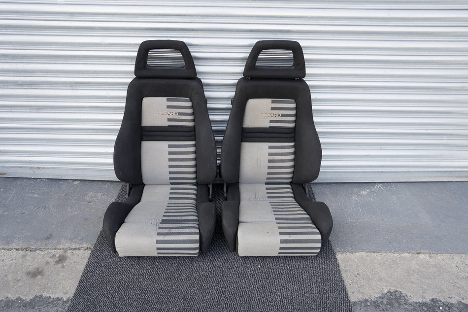 RECARO JETSETTER LX/LS RECLINER RACING SEATS PAIR /w REAR JETSETTER COVERS