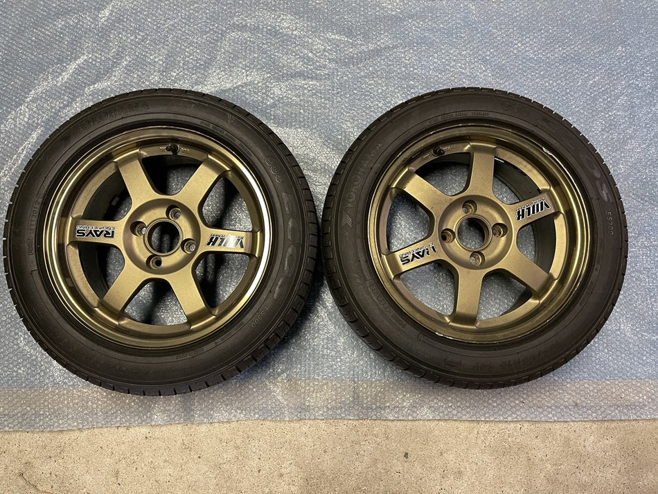 RAYS VOLK RACING TE37 OG BRONZE PAIR