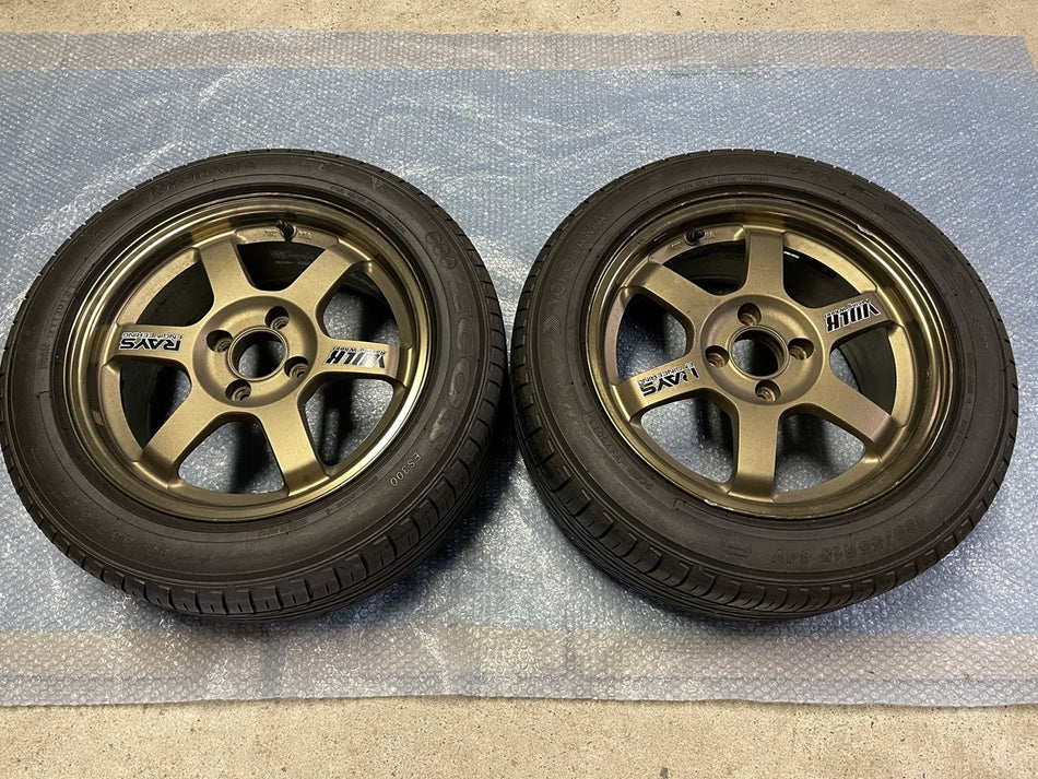 RAYS VOLK RACING TE37 OG BRONZE PAIR