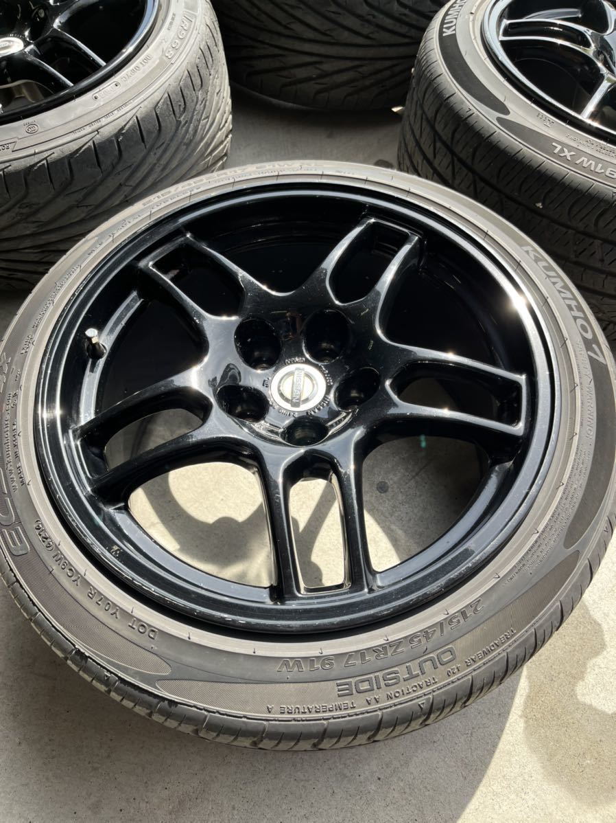 NISSAN R33 SKYLINE GTR BCNR33 GENUINE FORGED WHEELS