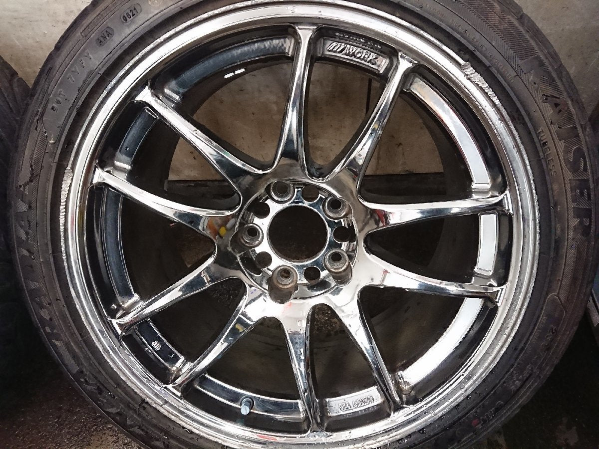 WORK EMOTION CR KAI CHROME PAIR - JDM Distro - Buy JDM Wheels
